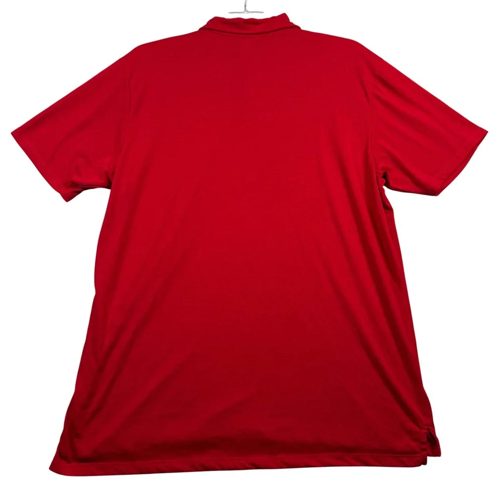 The North Face Polo Shirt Mens XXL‎ Red VaporWick Short Sleeve Performance